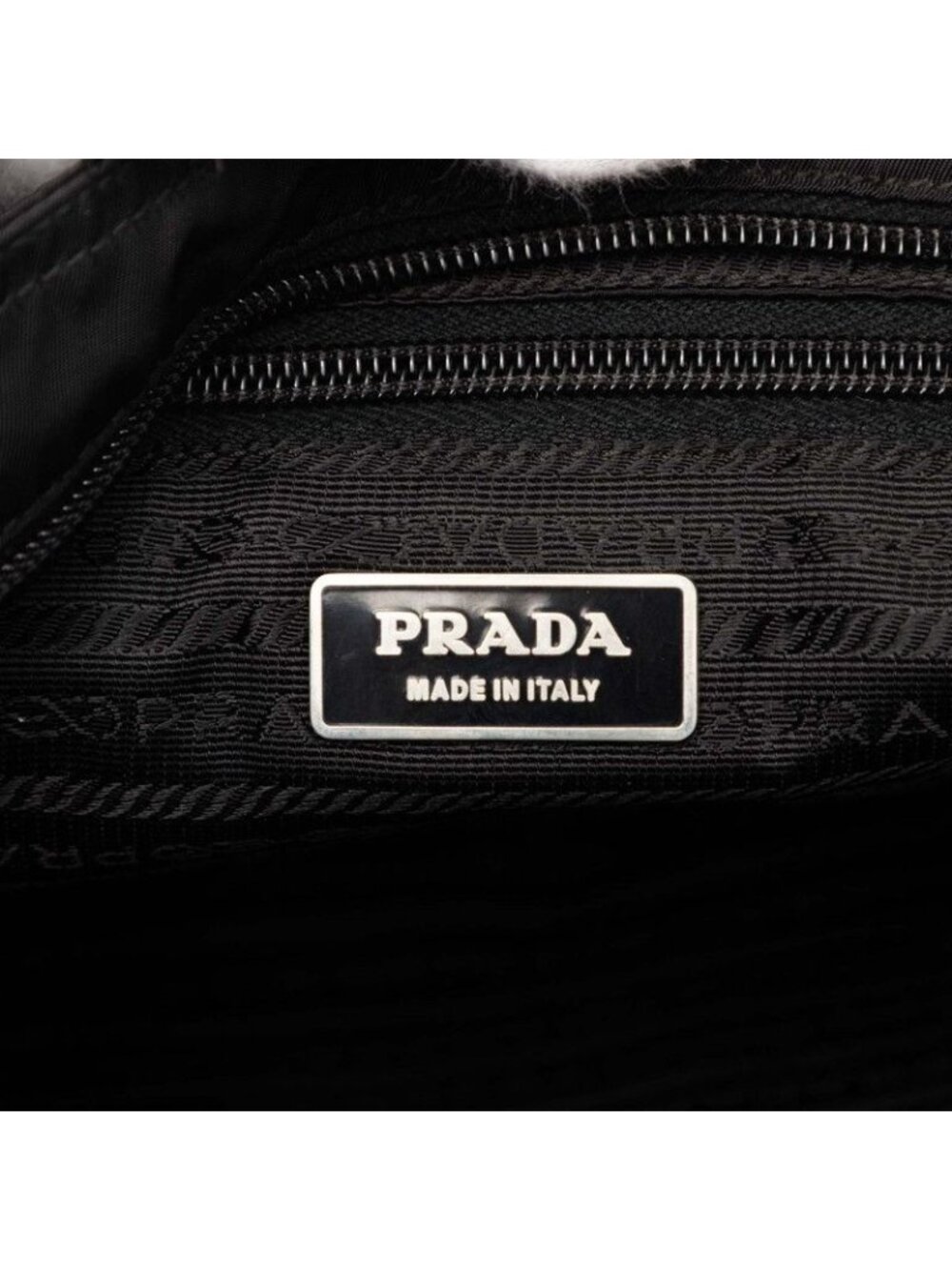 Prada Crossbody Shoulder Bag Black Nylon - Picture 5 of 5